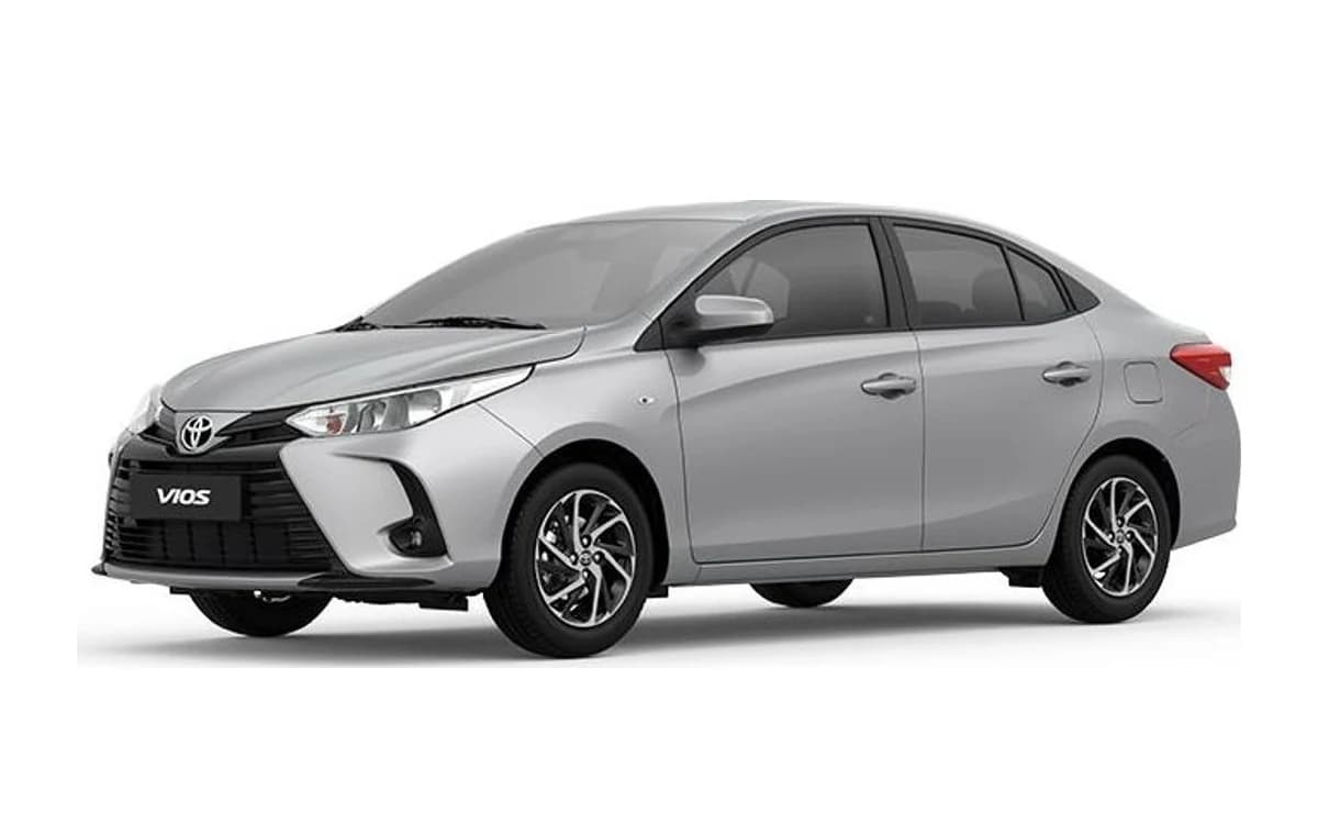 Toyota Vios in Silver · AT 2021 for rent in Butuan City